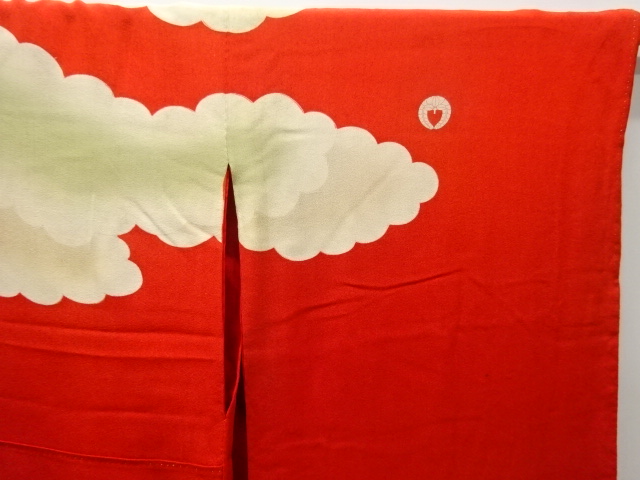  大正ロマン　御所車に松梅模様刺繍五つ紋花嫁衣装振袖2枚重ね・丸帯セット